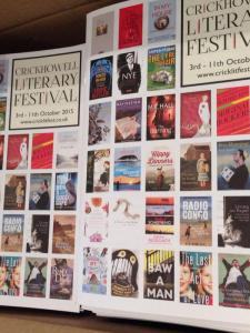 Crickhowell Literary Festival, Fri 9th Oct 2015