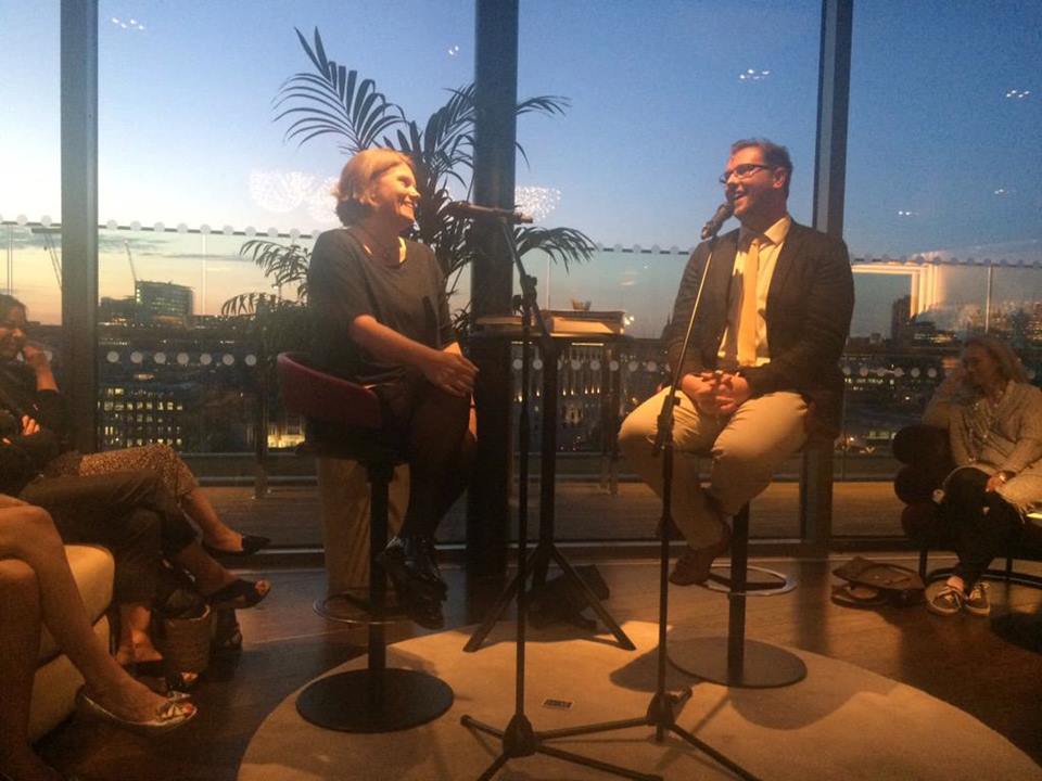 With Damian Barr lit salon 8 June 2015